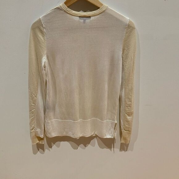 Rag and Bone Cream and White Sweater RN# 108879 Size SP - Picture 9 of 11